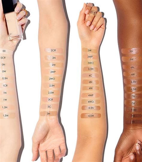 dior forever skin glow foundation douglas|Dior forever foundation color chart.